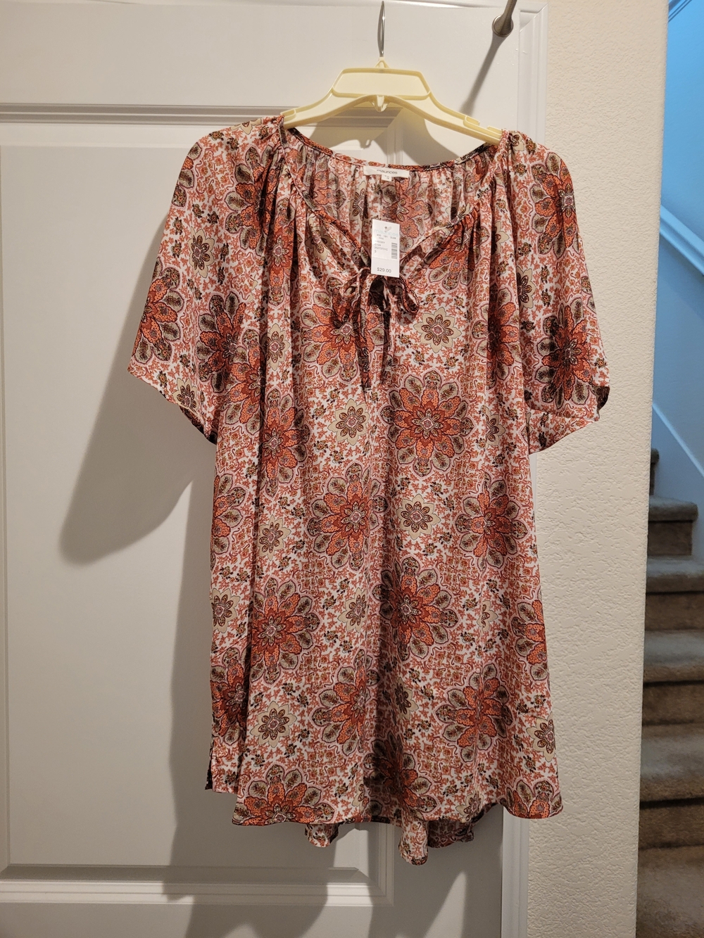 Maurices Floral Top NWT 3x